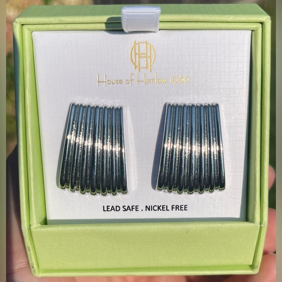 House of Harloe 1960 stud Silver earrings. - Picture 3 of 4